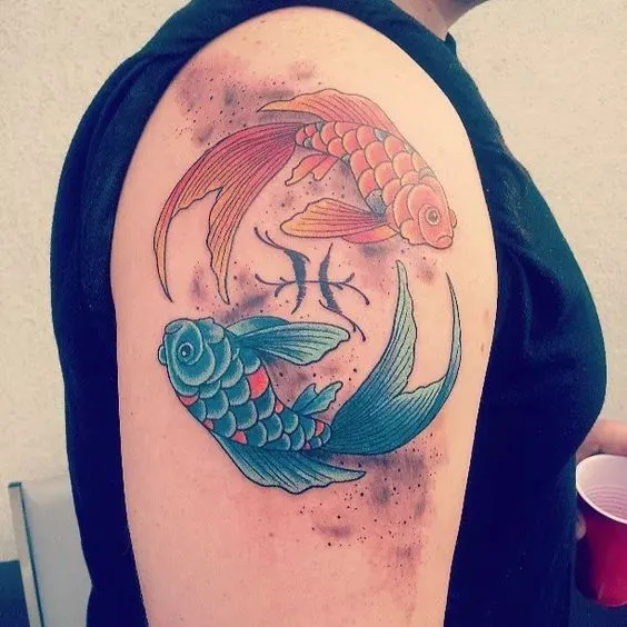 Koi Fish Pisces Tattoo: Capturing the Spirit of the Eternal Wanderer